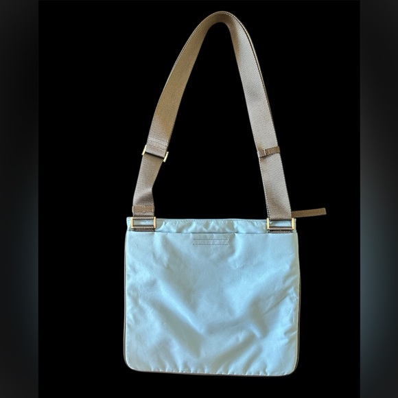 Prada Light Blue Crossbody with Beige Strap - Picture 2 of 7
